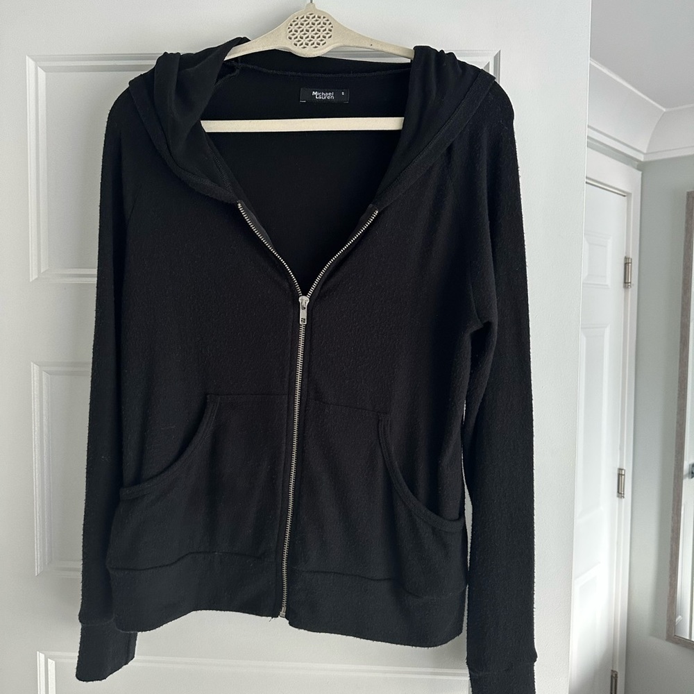 Michael lauren zip up sweat shirt size small